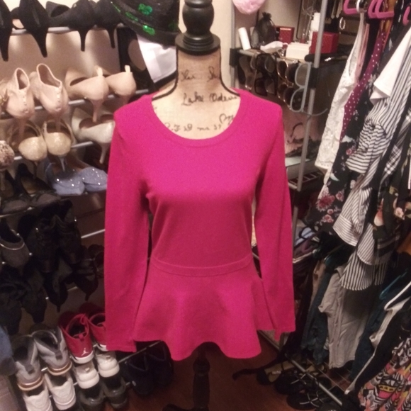 attention Sweaters - B.O.G.O💜 Attention Peplum Sweater